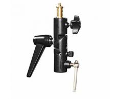 Prise Spigot walimex Pro inclinable avec Porte-Parapluie Noir - Accessoire photo