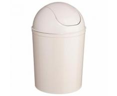 Paris prix - poubelle de salle de bain taupe 7l - Poubelle