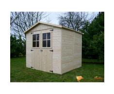 Abri de jardin en bois traité Mayenne 3,90m² - Mobilier de Jardin