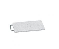 zeller 26030 planche à découper en plastique avec poignée chromée 15,5 x 1,2 x 25 cm - Planche à découper