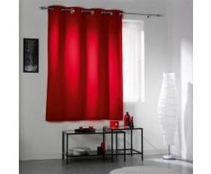 Rideau Occultant Uni Rouge 140x180 - Rideaux enfant