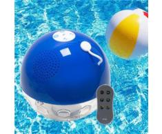 Lampe boule lumineuse flottante étanche enceinte piscine Bluetooth - Enceinte d'exterieur