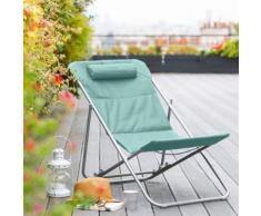 Chilienne Bilbao vert céladon Hespéride - Mobilier de Jardin