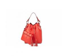 Sac en cuir Jila couleur rouge marque Maison Heritage - Sacs à main