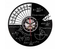 Style de Creative Non-Coutil Silencieux Antique Caoutchouc Horloge Murale Pour La Maison Cuisine Noir PL677 - Décoration murale