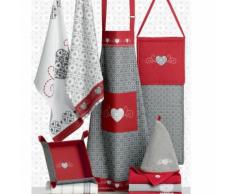 Tablier de cuisine Cosy Gris 80×85 cm Les Ateliers du Linge Les Ateliers du Linge - Linge de table