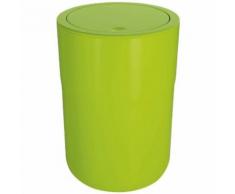 Spirella 10.17232 cocco poubelle de salle de bain vert kiwi - Poubelle