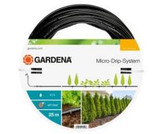 Gardena - Tuyau à goutteurs incorporés de surface Micro-Drip - 25 m- 4 l/h - Matériel d'arrosage