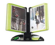 Pupitre Flashy Black Line 10 poches A4 vert - Dimensions L49 x H43,5 x P25 cm - Autres accessoires de bureau