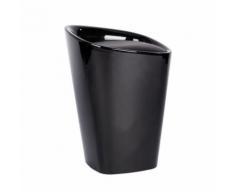 Tabouret de douche Candy noir - Wenko - Panier à linge intégré - Accessoires de bain