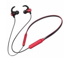 Accrochez Sport Cou BT Métal Shell Ear Caisson de Graves Casque Audio Qualité Wenaxibe007 - Casque audio