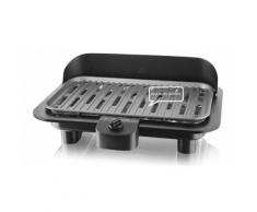 Emerio Barbecue électrique, appareil de table, anti-adhésif, noir, 38 x 22 cm - Grillade et barbecue