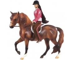 BY1409 - Coffret En Selle - Cheval + Figurine + Poster + Acc. - echelle 1/9 (Breyer) * - Autres figurines et répliques
