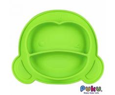 Plaque silicone Tapis bébé avec aspiration pour enfants en bas âge Divisé napperon pour enfants en bas âge_Kiliaadk82 - Accessoires de rangement
