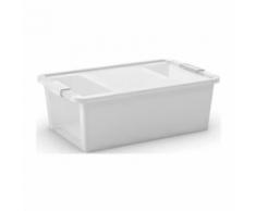 ABM Boîte de rangement Bi box - 26 L - Blanc - Boite de rangement
