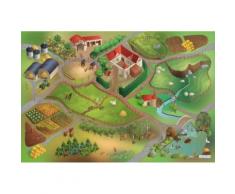 ACHOKA tapis de jeu extérieur ferme imperméable 140 x 200 cm - Tapis d'éveil