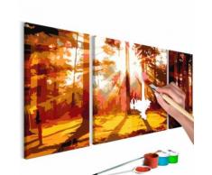 80x50 Tableau à peindre par soi-même Kits de peinture pour adultes Inedit même - Décoration murale