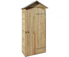Jardipolys - Armoire de rangement pour jardin en pin 90 x 58 x 204 cm - Mobilier de Jardin