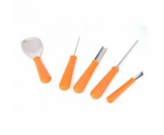 5pcs / 13pcs Enfants DIY Halloween Coupe De Citrouille Sculpture Kit Enfant Lampe De Citrouille Sculpture Outils (# 3 - Autres