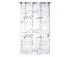 Douceur d'interieur 6rd140 nature zen rideau de douche avec motifs polyester 180 x 200 cm - Rideaux enfant