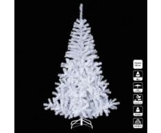 Sapin de noël Luxe - 1,5 m - Blanc - Objet à poser