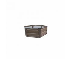 Carré Potager Gardiun Grove Hex II Métal 124x124x26 cm - Jardinières et bacs