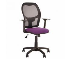 Fauteuil, chaise de bureau synchrone dossier en maille master net violet - Sièges et fauteuils de bureau