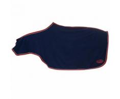 Weatherbeeta - Couvre-rein POLAIRE - Cheval (L) (Bleu marine / rouge / blanc) - UTWB676 - Selle et tapis de selle