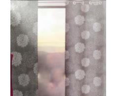 Rideau oeillet FLOWERS beige 140x240 cm - Rideaux et stores