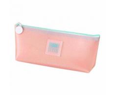 Trousse scolaire soft pailletée Viquel Rose - Trousses à maquillage