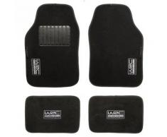 WRC 4 Tapis Universels en Moquette Velours Noir - Voiture