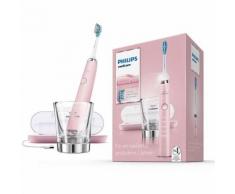 Philips Sonicare DiamondClean Rose HX9369/89 Brosse à dents électrique + verre de charge + coffret de voyage USB - Santé et soins