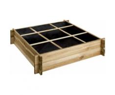 Jardipolys - Potager Carré à poser 104x104x24cm - Jardinières et bacs