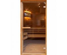 Artgeist - Papier-peint pour porte - Sauna 70x210 - Décoration des murs