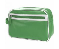 Trousse de toilette ou maquillage rétro - simili cuir - 1809791 - Vert - Trousses de toilette