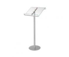Pupitre sur pied avec anneaux amovibles - Dimensions : L42 x H48 x P15 cm transparent - Autres accessoires de bureau