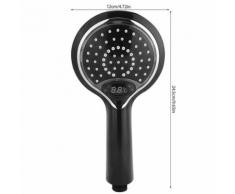 Pommeau de Douche Douchette LED Automatique Changement 3 Couleur Lumineux Ronde Changement de Couleur - Accessoires salles de bain et WC