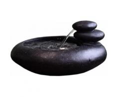 Zen Light - Fontaine d'intérieur galets noirs Yashi - Objet à poser
