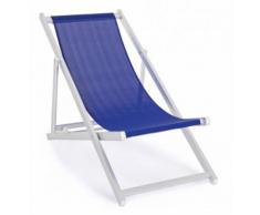 Chilienne en aluminium coloris bleu - Dim : L 57 x P 80 x H 106 cm -PEGANE- - Mobilier de Jardin