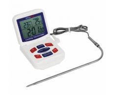 Thermomètre de four électronique hygiplas - Accessoires pour barbecue et fumoir
