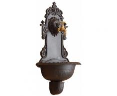 Aubry Gaspard - Fontaine murale lion en fonte - Décoration d'extérieur