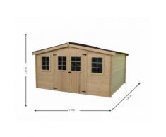 Abri HABRITA 28 mm surface 16,81 m2 - Mobilier de Jardin