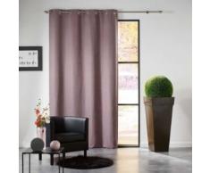 Rideau a oeillets 140 x 240 cm occultant uni mezzo Taupe - Rideaux et stores