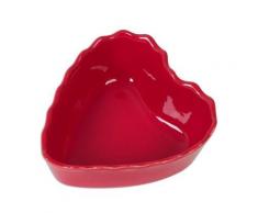 Table Passion - Plat Coeur 18 Cm Gusto Rouge - platerie, service