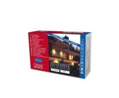 KONSTSMIDE 2746-102 RIDEAU LUMINEUX 16 STALACTITES + 24 LED CHAUD + CÂBLE BLANC 24 V - Appliques et spots