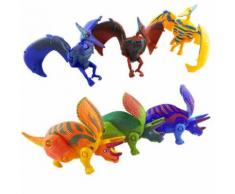 12Pcs Creative Transform Dinosaur Animaux Bébé, Enfant Jouets Early Education Multicolore PT130 - Jouet multimédia
