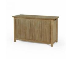 Coffre de jardin en teck Ecograde 120 cm Aoba - Mobilier de Jardin