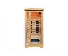 Sauna Infrarouge 1 place OSVALD - L90*P90*H190 cm - 1350W - Saunas