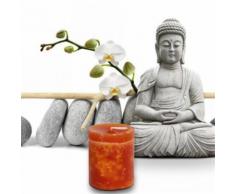 Bien-Être Bougie Parfumée - Oase Jardinière Marocaine, Brun Orangé (5x4 cm) - Bougeoir, bougie et senteur