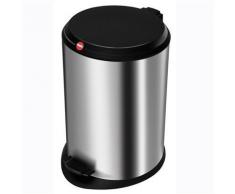 Hailo t1.20 poubelle a pedale 20 l inox - Poubelle